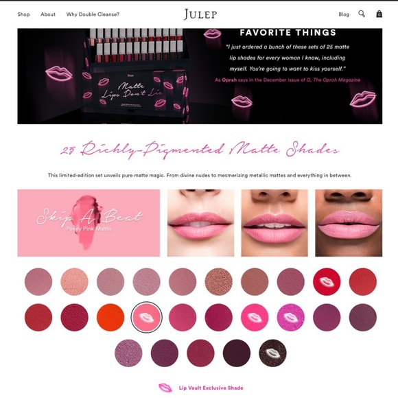 New Julep It's Whipped Matte Lip Mousse - Picture 3 of 4